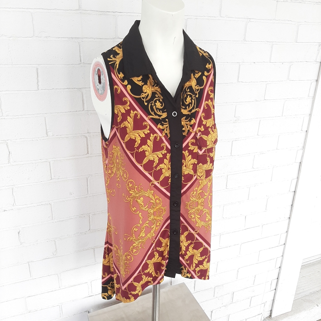 2b Royal Pattern Blouse